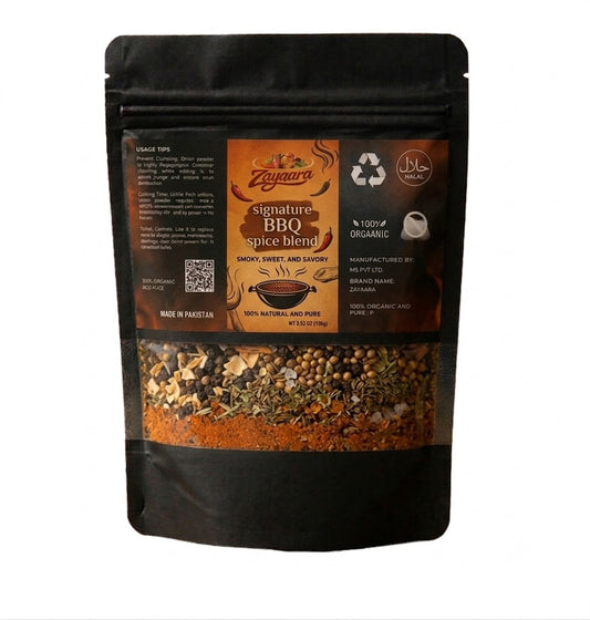 Zayqara BBQ Spice Blend | 100% Natural Grill & Barbecue Seasoning | Smoky Flavor
